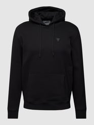 Hoodie mit Label-Detail Modell 'ALDWIN ' von Guess Activewear Schwarz - 16