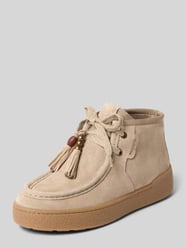 Sneaker aus echtem Rindsleder von Tamaris Beige - 41