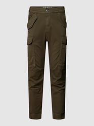 Cargohose mit Pattentaschen Modell 'AIRMAN' von Alpha Industries Grün - 8