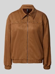 regular fit bomberjack met studs model 'ANDREA' van VERO MODA - 4