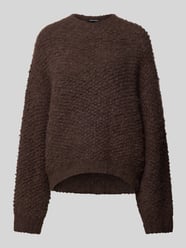 Pullover mit strukturierter Strickoptik Modell 'CORSETTA' von black palms - 5