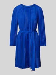 Sukienka mini z plisami od DKNY - 35