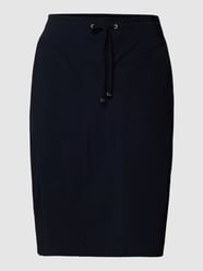 Knielange rok, model 'Waris' van Raffaello Rossi Blauw / turquoise - 27
