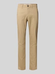 Slim Fit Hose mit Eingrifftaschen Modell 'MARCO' von Jack & Jones Beige - 18