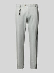 Tapered Fit Stoffhose mit Applikation Modell 'Clow' von CG - Club of Gents - 2