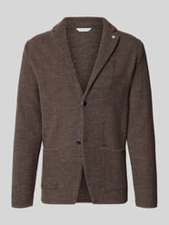Cardigan mit Schurwoll-Anteil in Strick-Optik von Manuel Ritz - 17