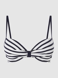 Bikini-Oberteil mit wattierten Cups von Esprit Blau - 6