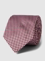 Stropdas met all-over motief, model 'Tie' van BOSS Roze - 41