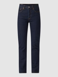 Straight Fit High Rise Jeans aus Baumwolle Modell '501™' von Levi's® 300 Blau - 8