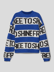 Strickpullover mit Streifenmuster von s.Oliver RED LABEL Blau - 26