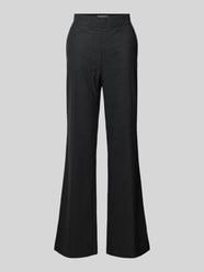 Wide leg stoffen broek met persplooien, model 'Marlene' van Christian Berg Woman - 24