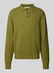 Relaxed Fit Strickpullover aus elastischem Woll-Mix von REVIEW - 25