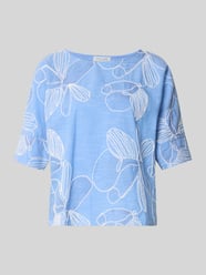 Blusenshirt mit Stitchings und Rundhalsausschnitt von Christian Berg Woman - 33