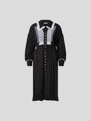Midikleid mit Polka Dots von Paco Rabanne Schwarz - 13