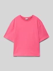 T-shirt o kroju regular fit z czystej bawełny od s.Oliver RED LABEL - 46
