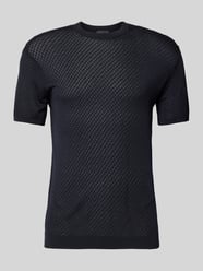 T-Shirt mit Sturkturmuster von Emporio Armani - 6