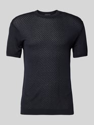 T-Shirt mit Sturkturmuster von Emporio Armani - 29