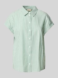 Loose Fit Bluse mit Streifenmuster von Tom Tailor Denim - 31
