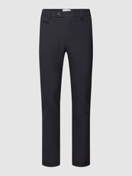 Hose mit Strukturmuster Modell 'Como' von Les Deux Blau - 45