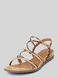 Sandalen mit Ziersteinbesatz von Tamaris Beige - 39