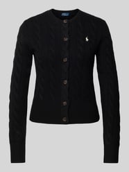 Gebreid jack van een mix van linnen en kasjmier met kabelpatroon van Polo Ralph Lauren - 42