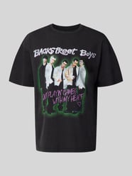 Relaxed Fit T-Shirt aus reiner Baumwolle Modell 'Backstreet Boys' von Mister Tee - 35