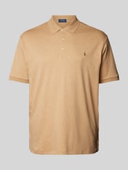 PLUS SIZE Poloshirt mit Logo-Stitching von Polo Ralph Lauren Big & Tall Braun - 6