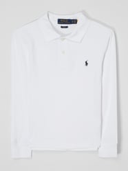 Poloshirt aus Piqué  von Polo Ralph Lauren Teens Weiß - 15