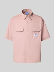 Regular Fit Freizeithemd mit 1/2-Arm Modell 'Ekyno' von Hugo Blue Pink - 7