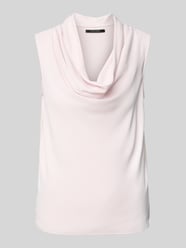 Top mit Wasserfall-Ausschnitt von comma Pink - 15