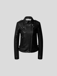 Lederjacke mit Reverskragen von Iro Schwarz - 39