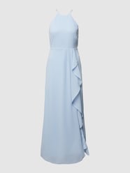 Maxikleid mit Neckholder Modell 'MILINA' von Vila Blau - 31
