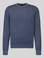 sweter o kroju regular fit z czystej żywej wełny model 'Kestefo' od BOSS Orange - 18