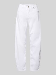 straight fit stoffen broek in verkorte pasvorm model 'Danni' van MAC - 6