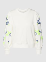 Sweatshirt met pailletten van Essentiel Wit - 6