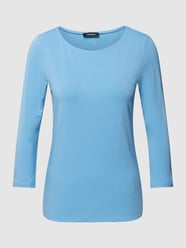 T-shirt met 3/4-mouwen, model 'NOS' van More & More Blauw / turquoise - 25