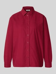 Regular fit blouse van fijne corduroy van Christian Berg Woman - 6