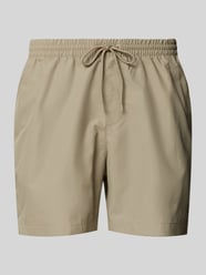 Badehose mit Label-Print von Calvin Klein Underwear Beige - 43