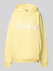 Oversized Hoodie mit Label-Stitching von Karo Kauer - 1