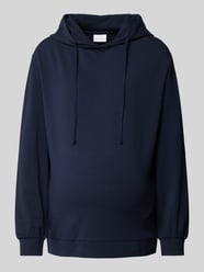 Umstands-Hoodie mit Tunnelzug von Mamalicious Blau - 18