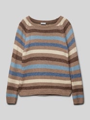 Gebreide pullover met ronde hals, model 'SOMME' van Name It Beige - 23