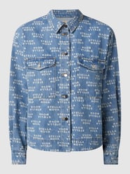 Overhemdjack van denim  van Stella Nova Blauw - 17