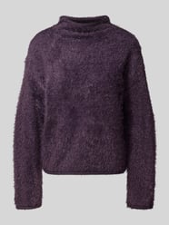 sweter z dzianiny o kroju regular fit ze stójką model 'CAT' od FREE/QUENT - 27