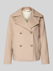 Regular Fit Jacke aus Woll-Mix Modell 'ALMA' von Selected Beige - 23