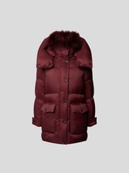 Daunenjacke mit Kapuze  von Army by Yves Salomon Rot - 2