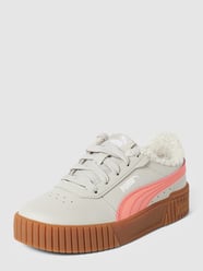 Sneakers met labeldetails, model 'CARINA 2.0 WTR PS' van Puma Grijs - 21