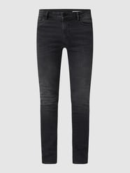 Skinny Fit Jeans mit Stretch-Anteil von REVIEW Schwarz - 45