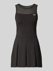Sport-Kleid mit semitransparentem Mesh-Einsatz von Lacoste Sport - 1