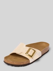 Slides mit Dornschließe Modell 'Catalina' von Birkenstock Beige - 23