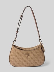 Handtasche mit Label-Applikation Modell 'NOELLE' von Guess Beige - 35